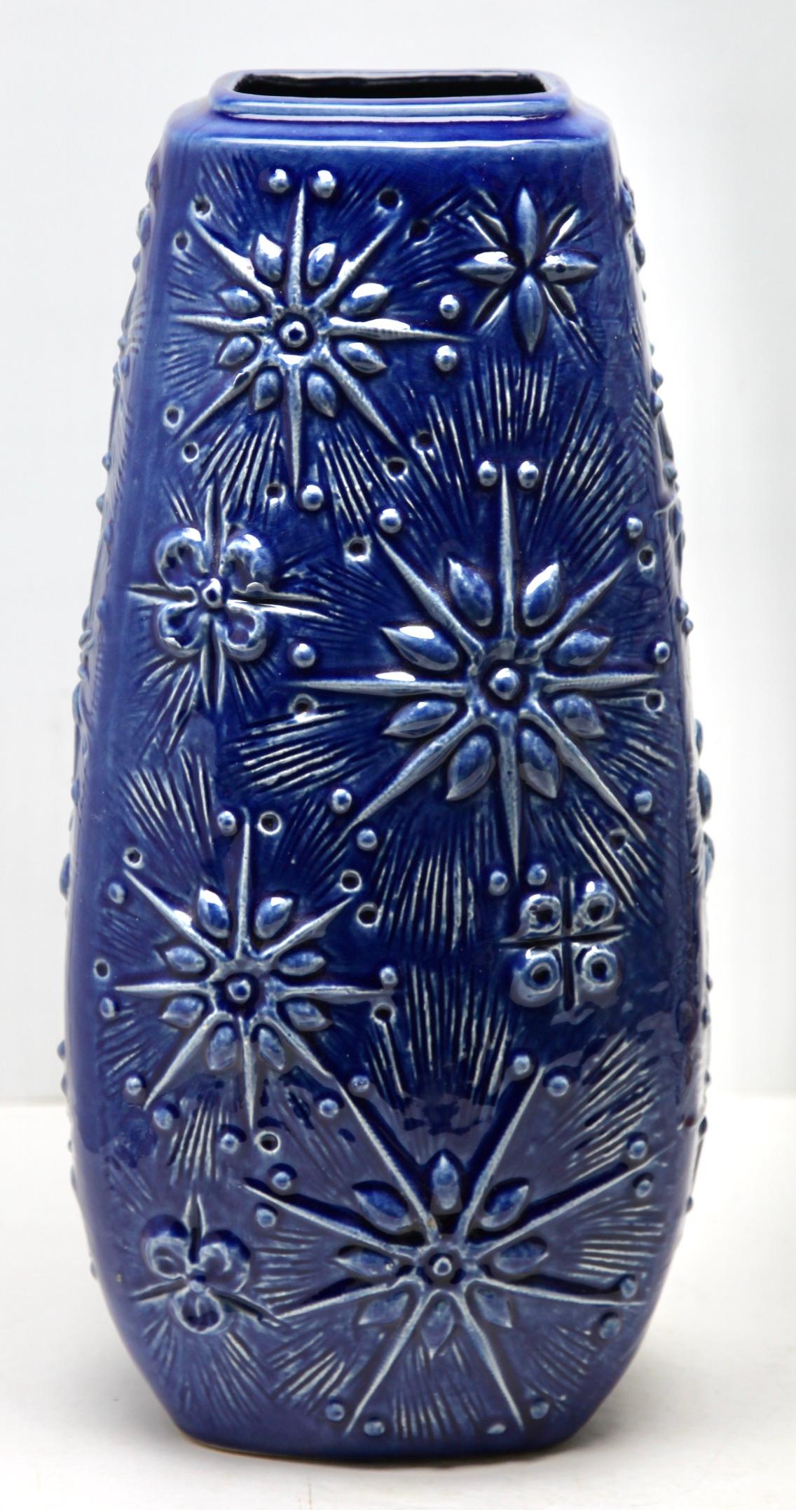 Allemand Vase vintage marqué W Germany Ceramic 263-46 Excellent état en vente