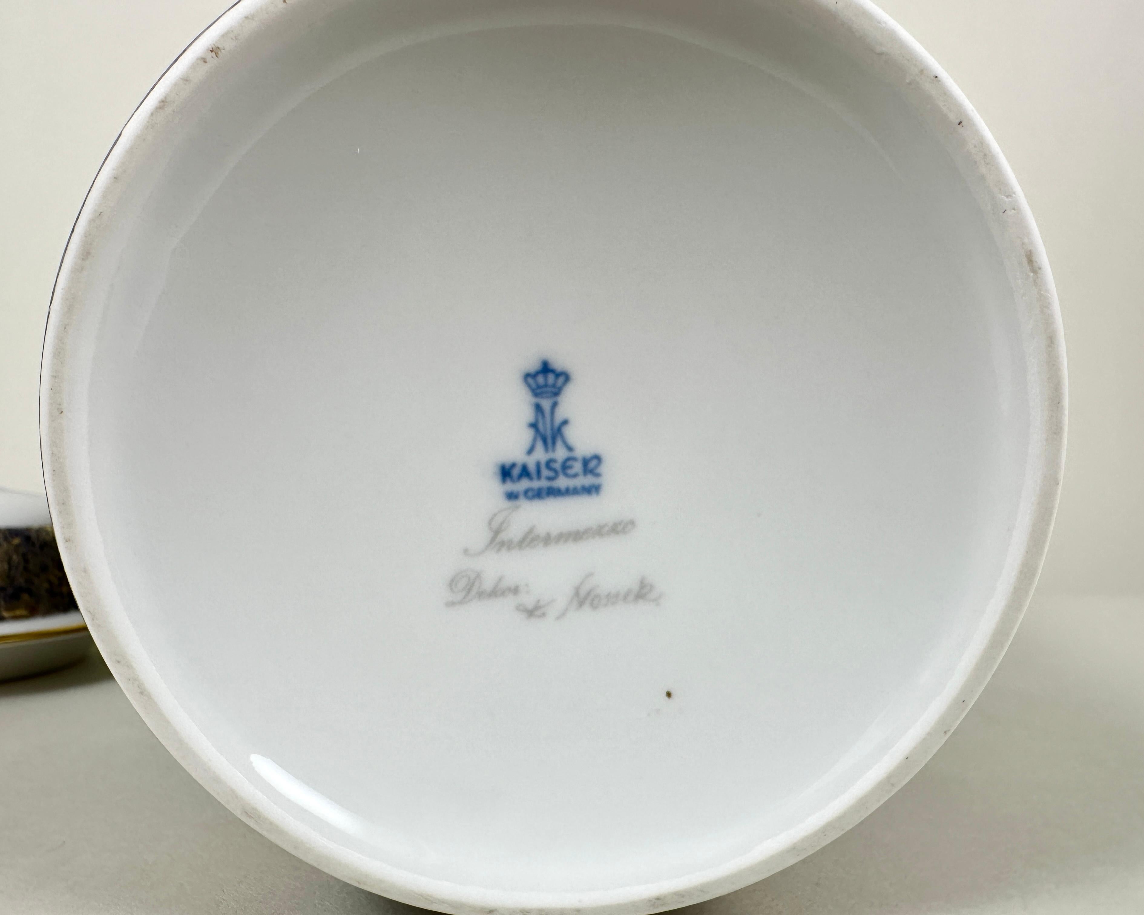 Vase Kaiser, grande urne de table avec couvercle, Allemagne en vente 1