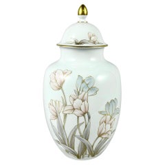 Vase/urne vintage avec couvercle Kaiser Eleonore, design K.Nossek, Allemagne 