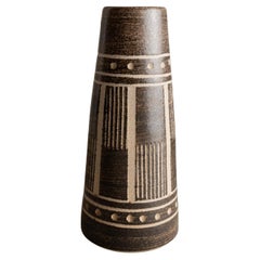 Jarrón Vintage VEB Coswig RDA Keramik Años 70