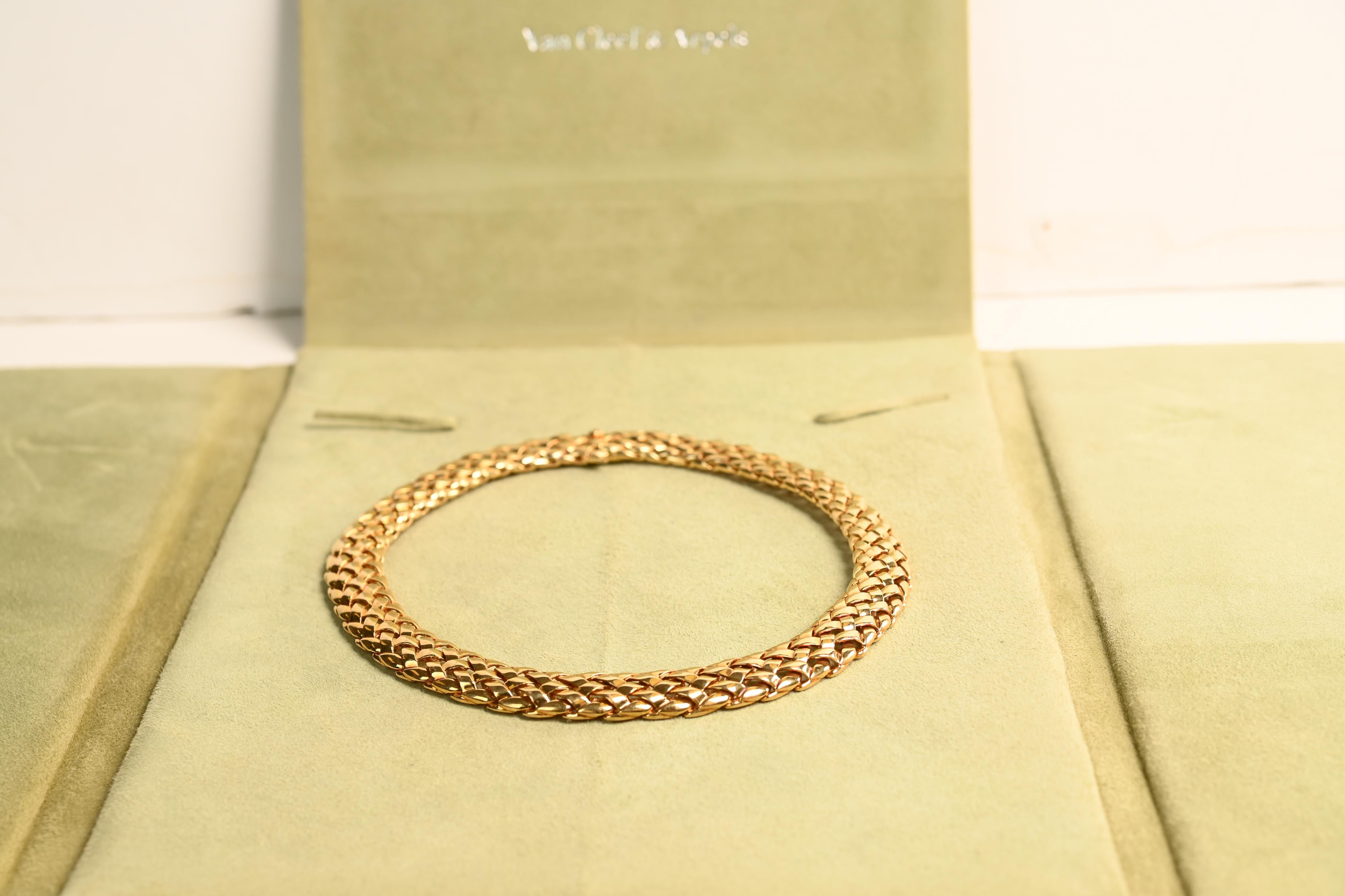 vca gold necklace