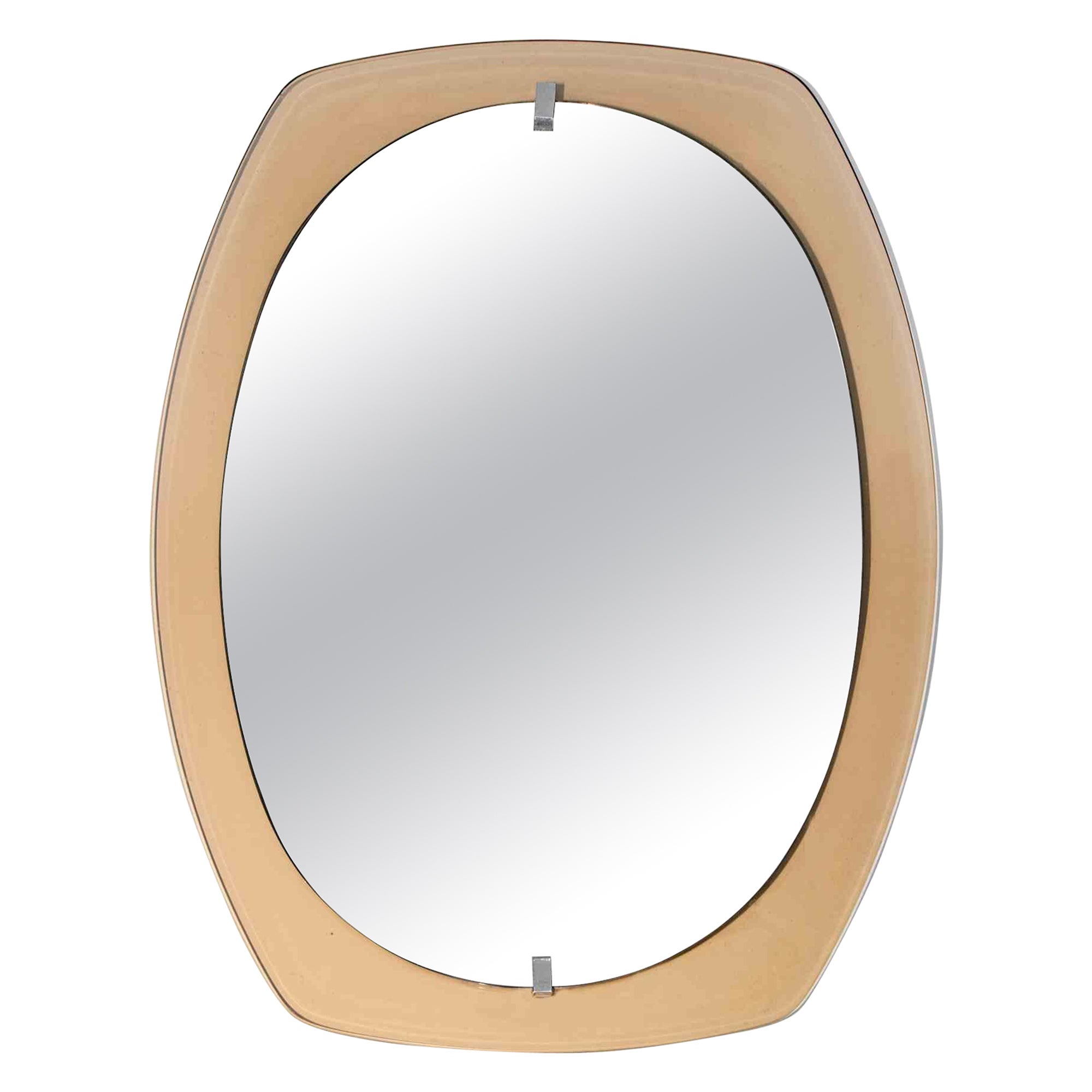 Vintage Veca Mirror, Italy 1960s