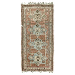 Vintage Vegetable Dye Soumak Runner