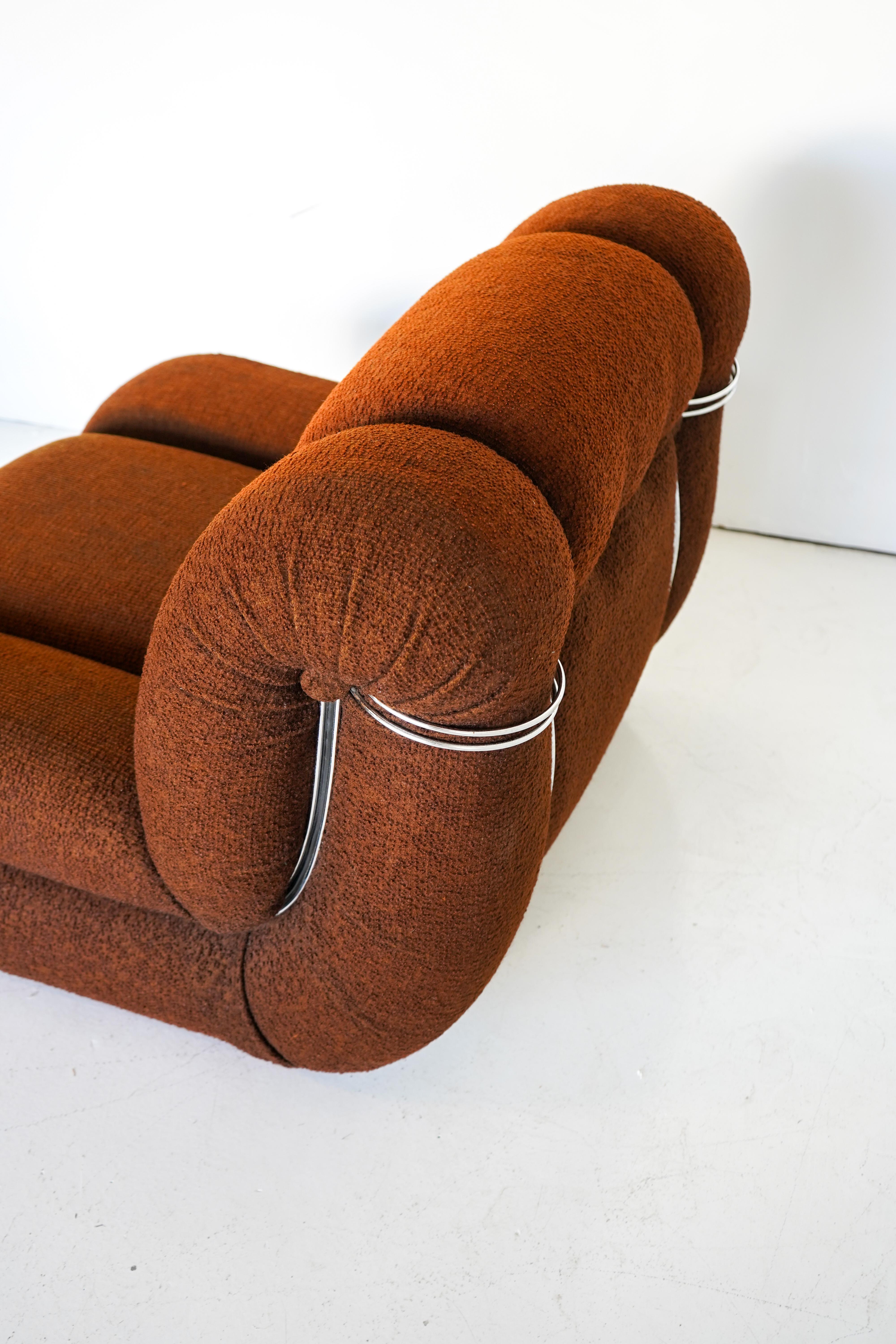 Sedia da salotto Velasquez vintage, Mimo Padova, anni '70 In condizioni discrete in vendita a Las Vegas, NV