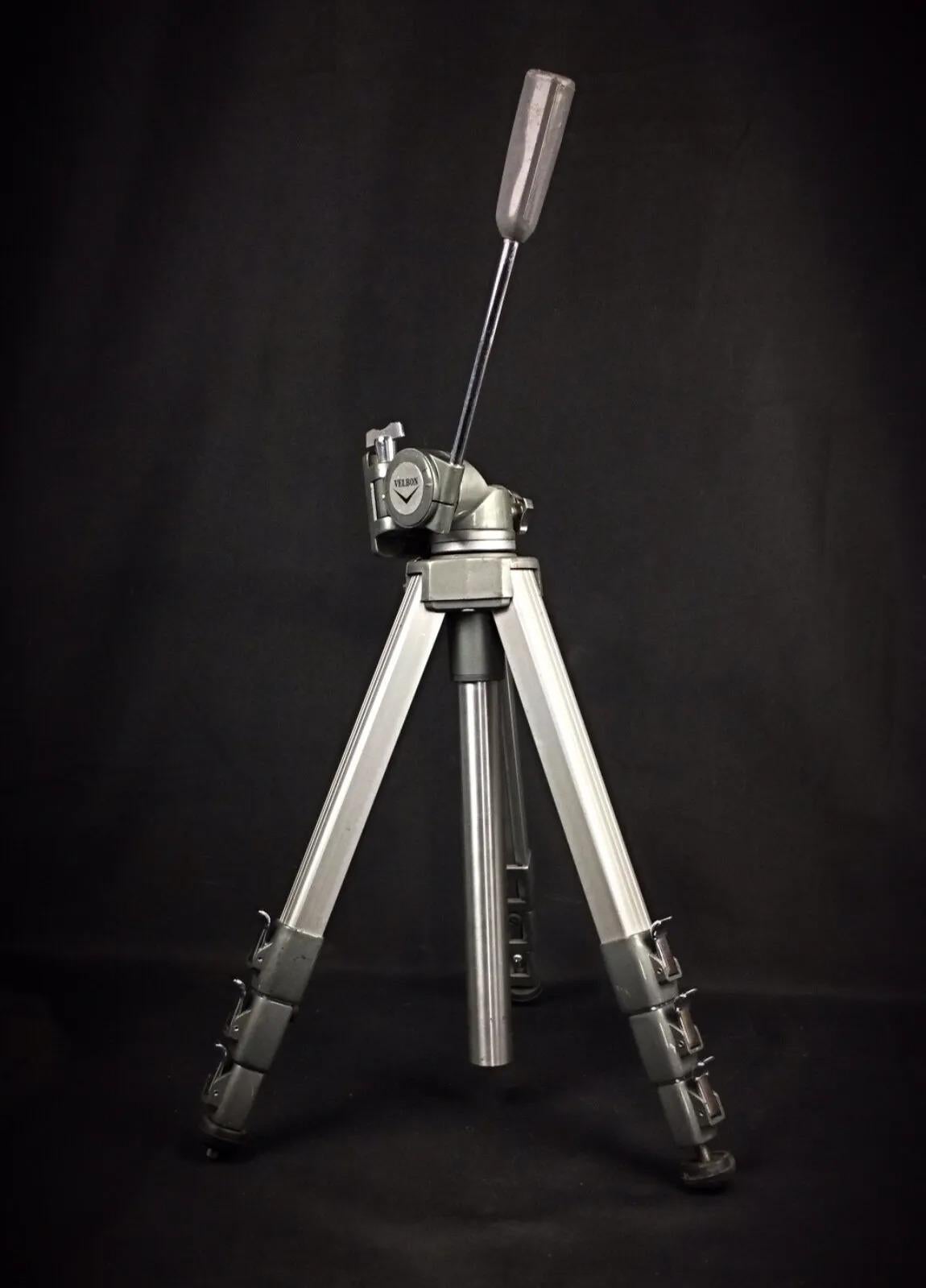 Treppiede telescopico Velbon vintage - Altezza massima 110 cm - 2Y262 in vendita 1