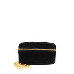 Vintage Velvet Beltbag in Black