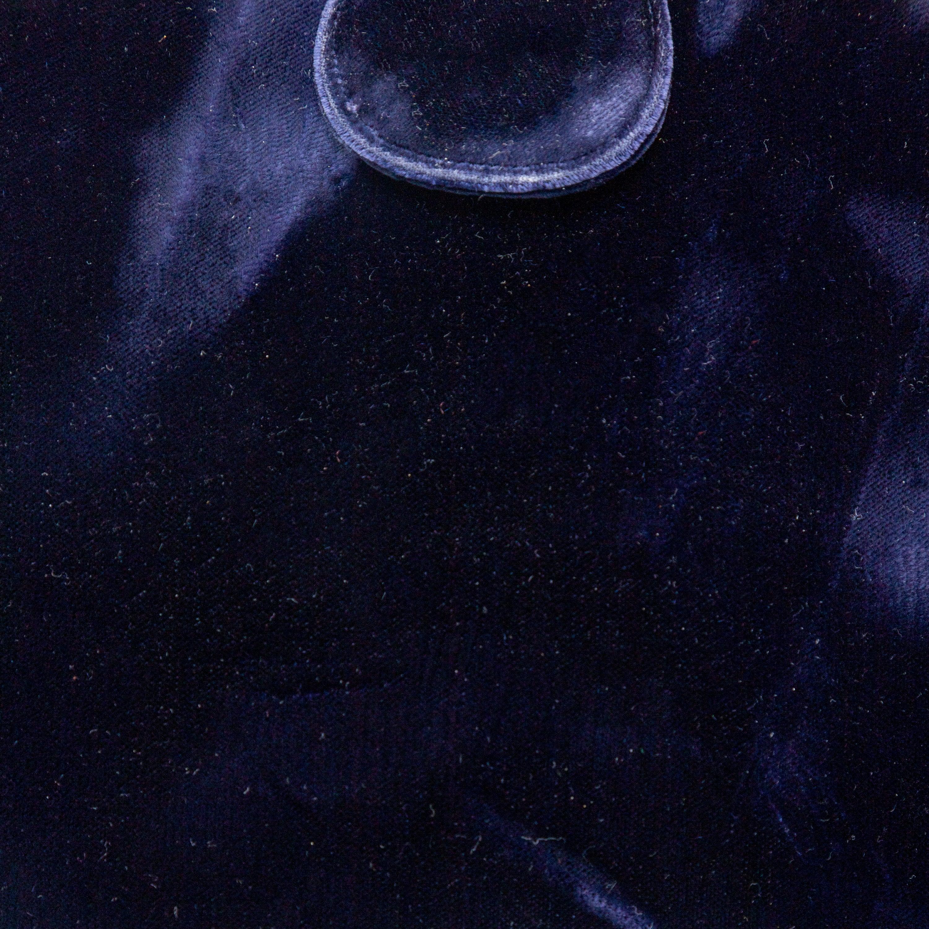 Black Vintage Velvet Handbag - '90s For Sale