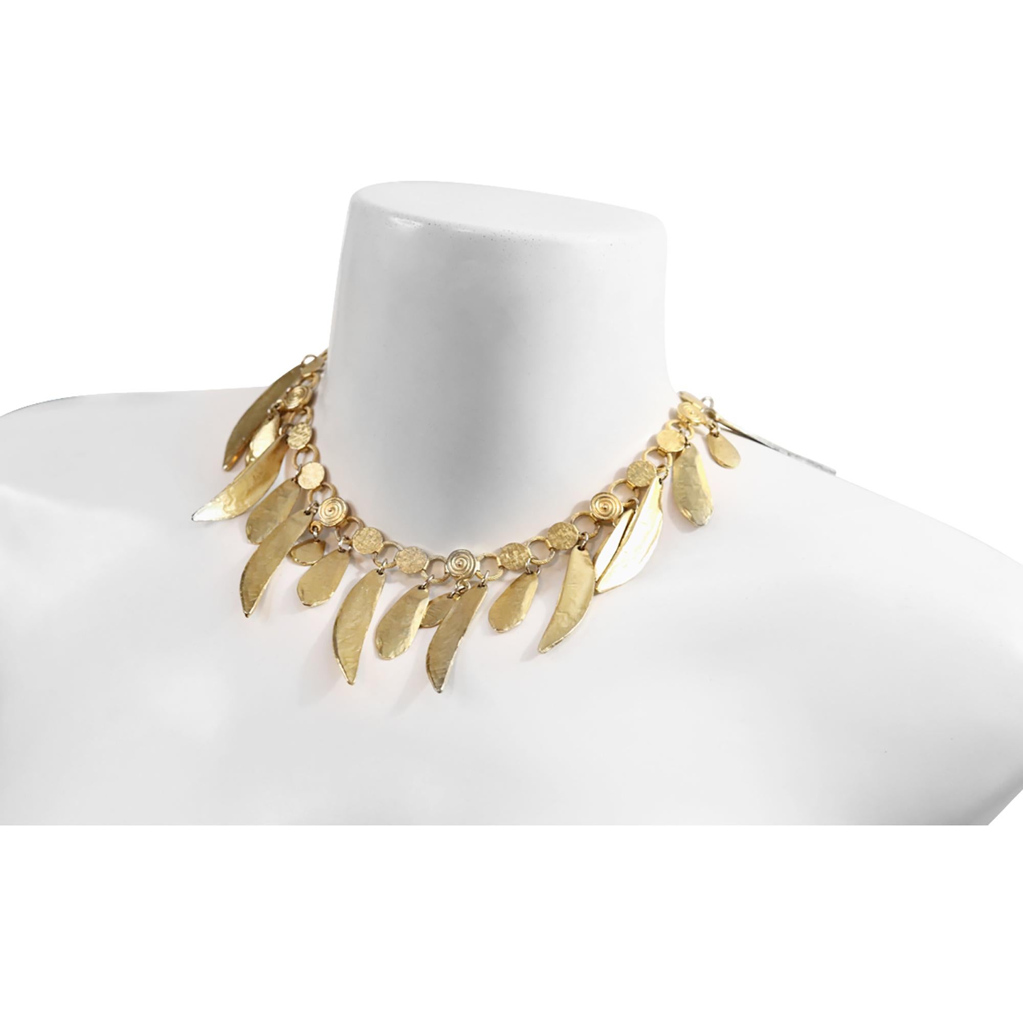 da uomo o donna Vintage Vendome Collana con pezzi pendenti in tonalità oro, circa anni '80 in vendita