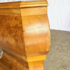 Vintage Venetian Bombe Burlwood Dresser