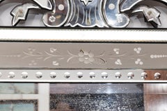 Vintage Venetian Etched Mirror