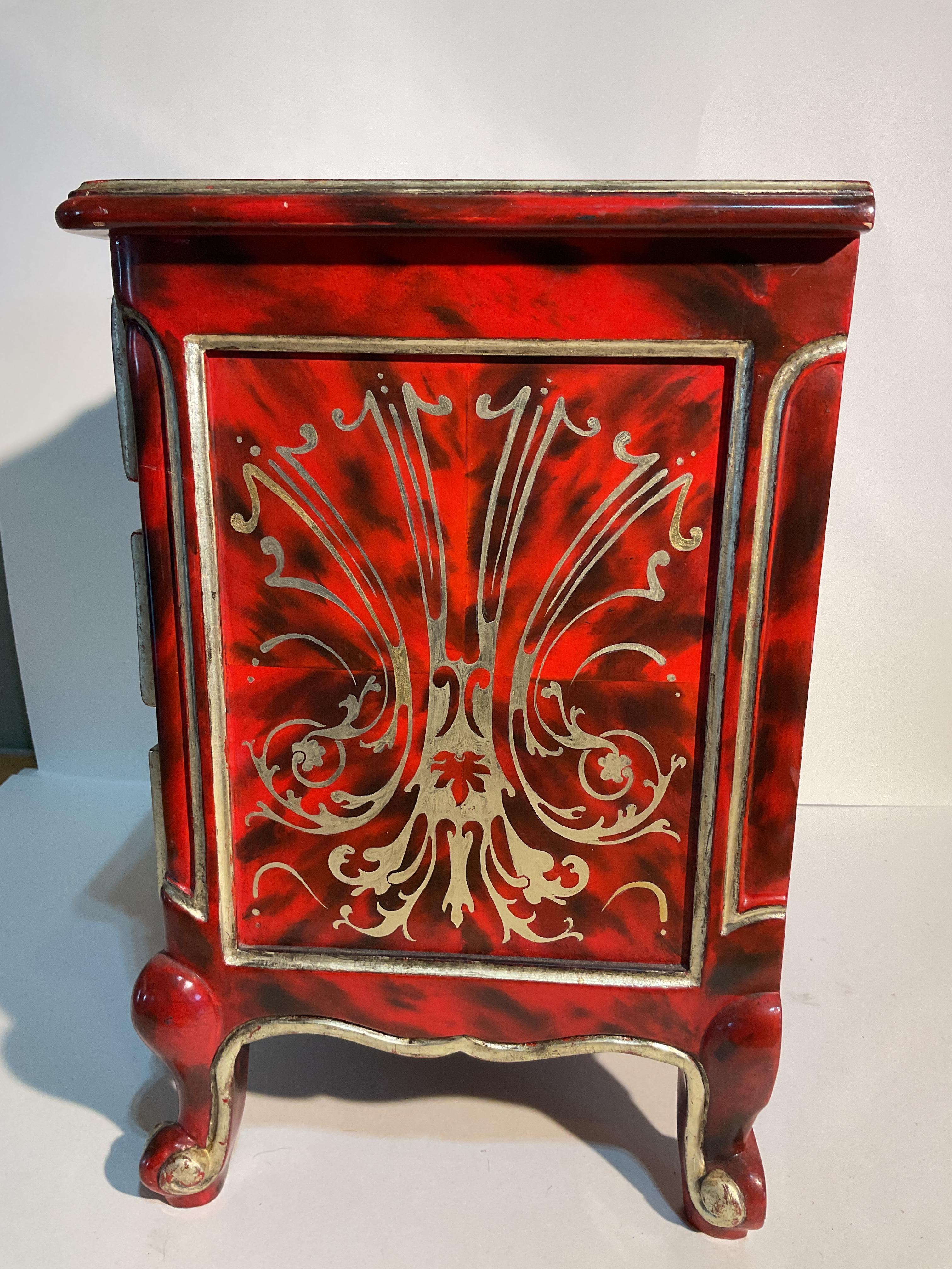 Cassettiera veneziana in miniatura per gioielli vintage in vendita 6