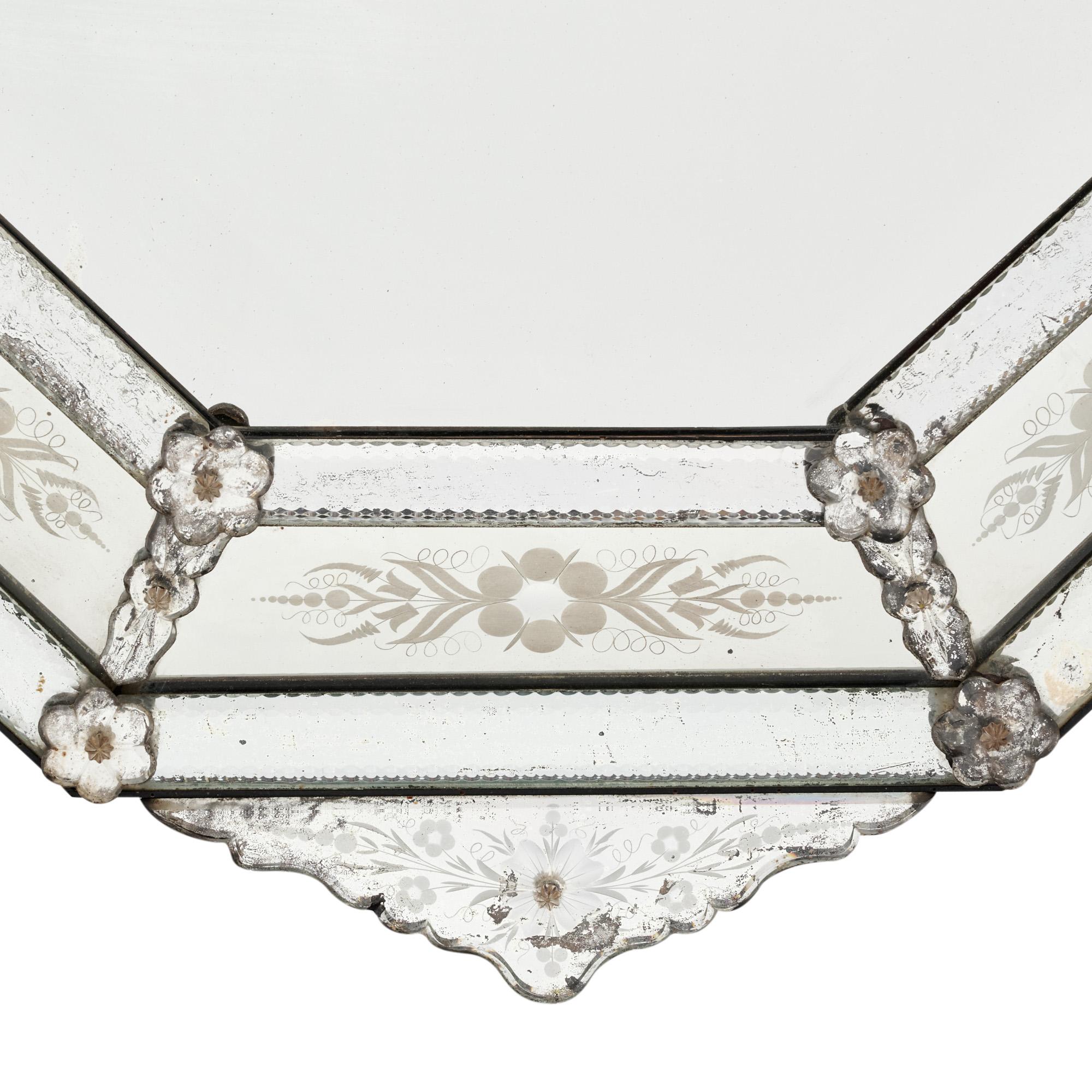Vintage Venetian Mirror For Sale 3