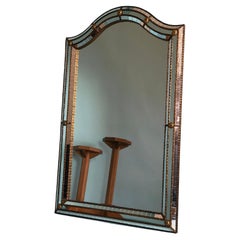 Vintage Venetian Mirror Hollywood Regency in Gold Spain 1990s