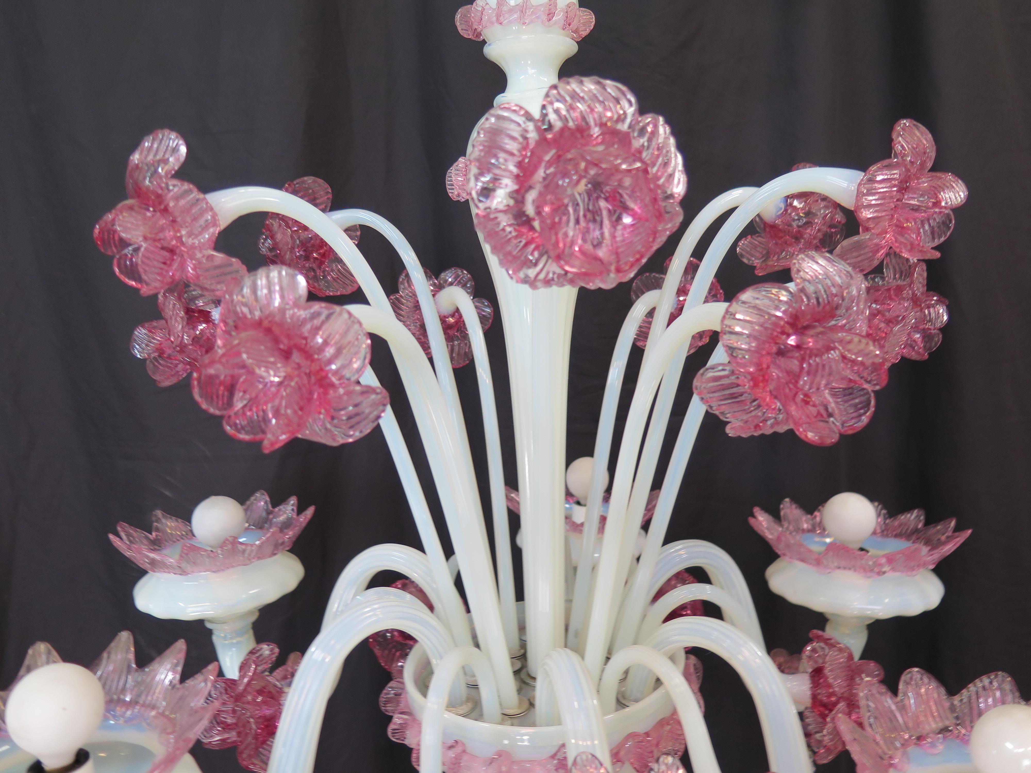 vintage murano glass chandelier for sale