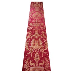 Used Venetian Renaissance Style Brocade Panels, 100% Silk, Italy, C.1970's