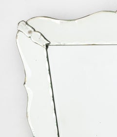 Vintage Venetian Style Framed Beveled Glass Mirror