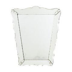 Vintage Venetian Style Framed Beveled Glass Mirror