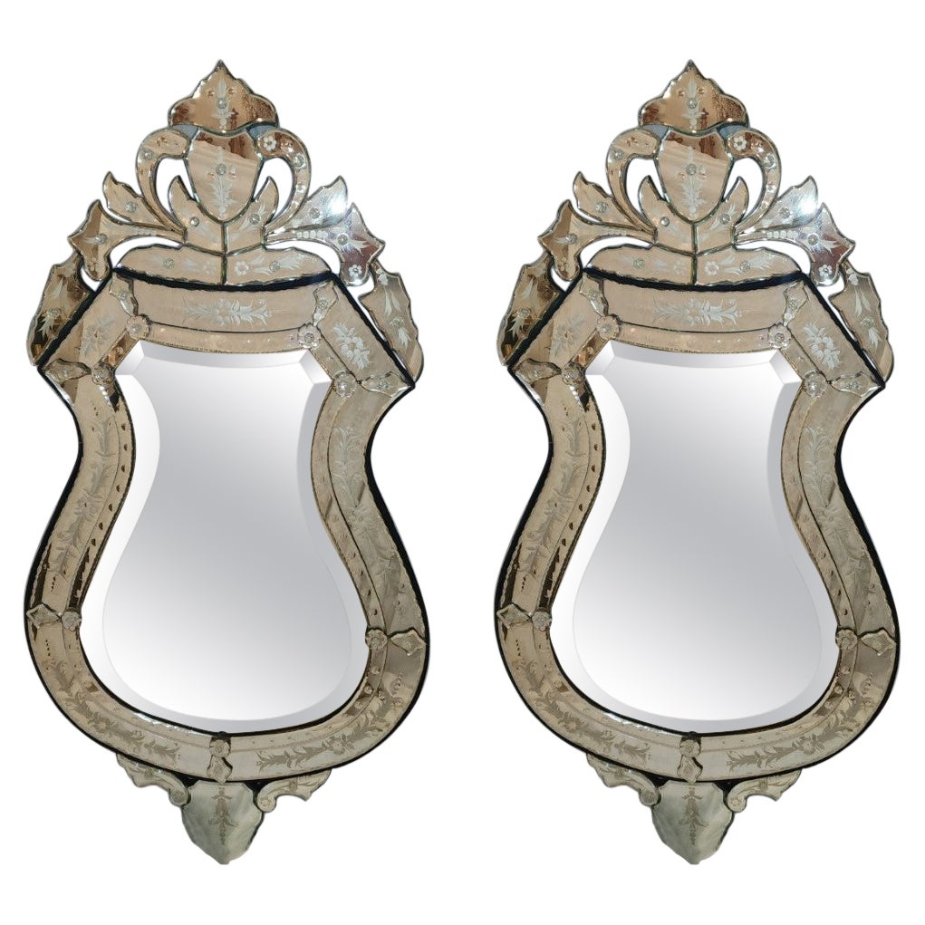 Vintage Venetian Style Wall Mirrors