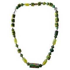 Vintage Venetian trade beads, one of a kind necklace from Lorraine’s Bijoux