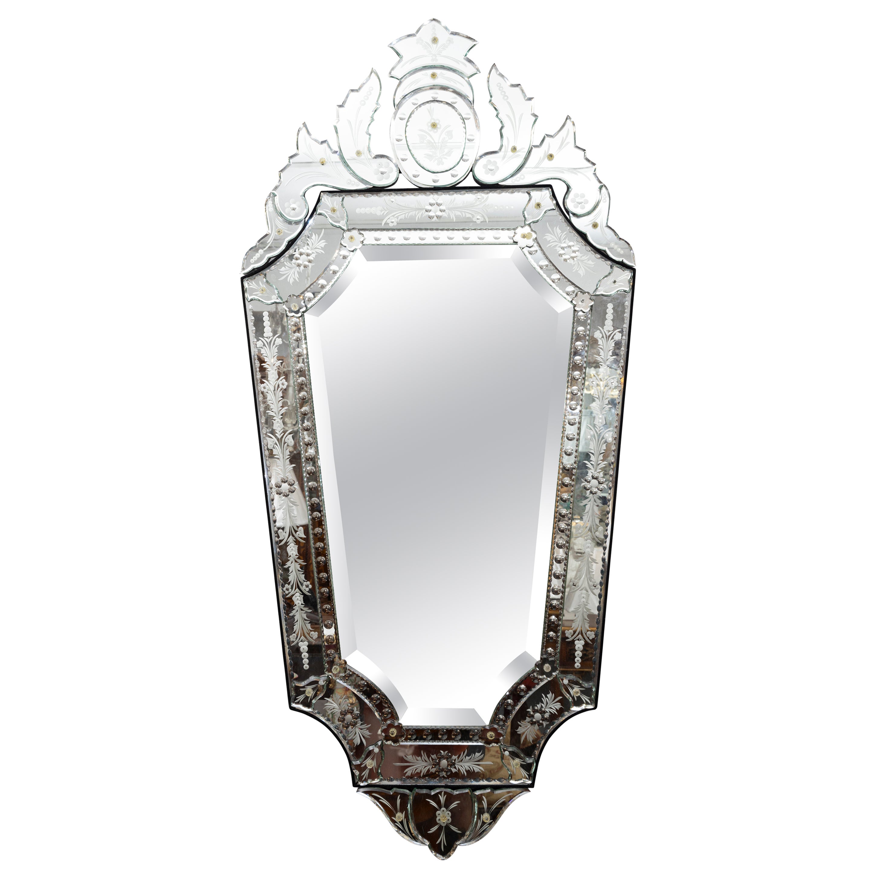 Vintage Venetian Wall Mirrors - Pair available, sold Individually