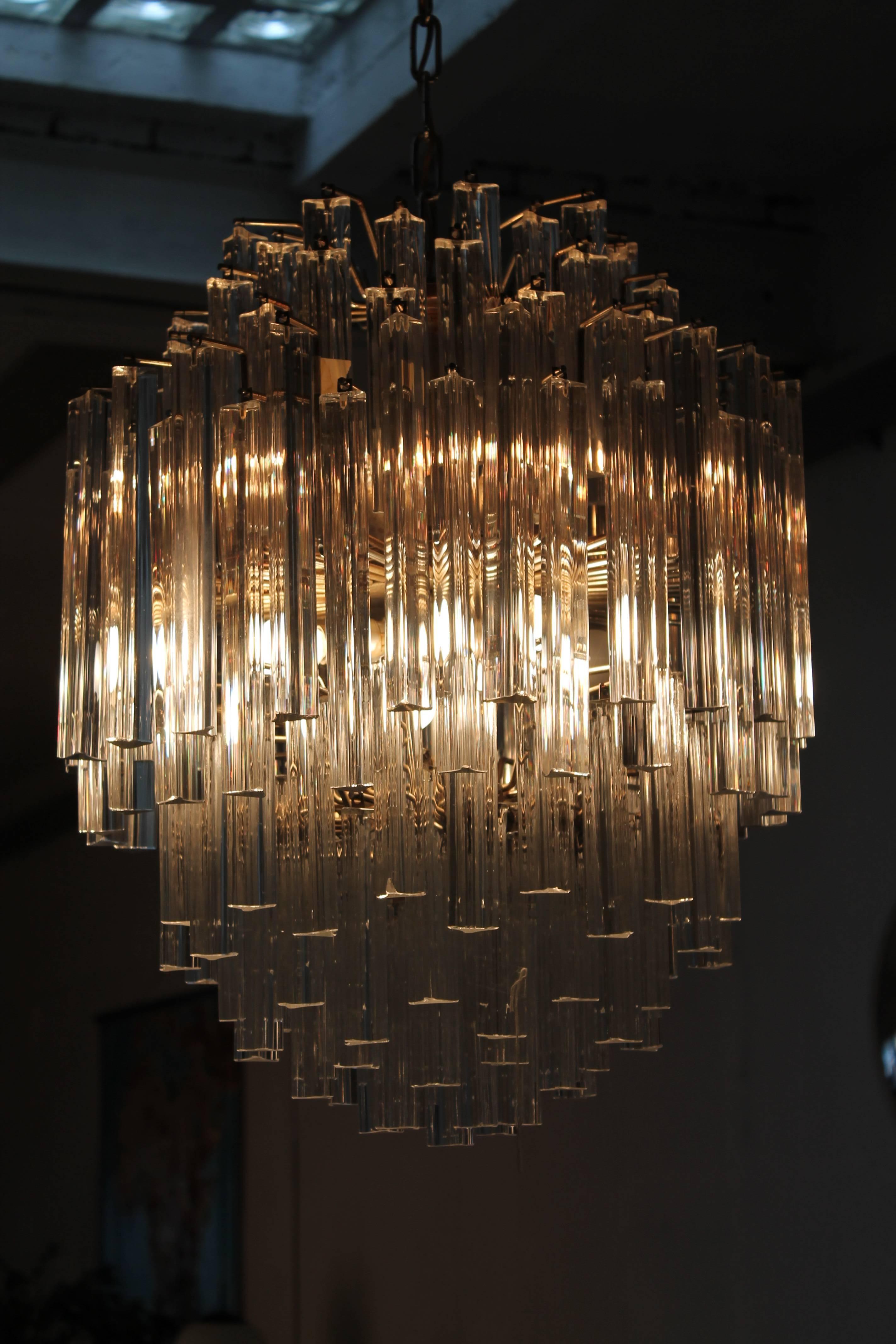 Vintage Venini Chandelier, Italy, 1960s In Good Condition For Sale In Antwerpen, BE