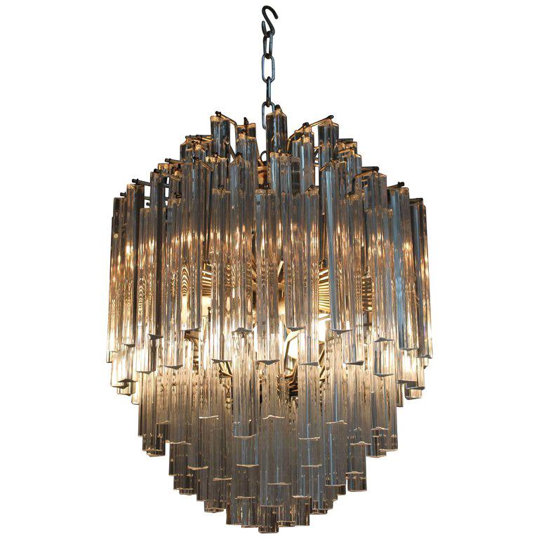 Vintage Venini Chandelier, Italy, 1960s For Sale