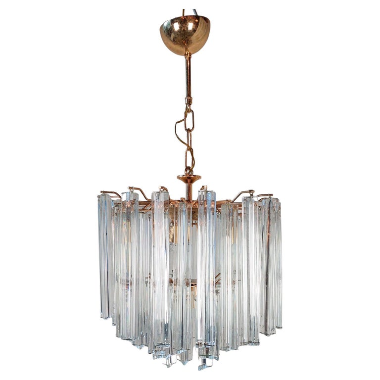 Lustre vintage en verre de Murano Venini des années 1970 En vente sur ...