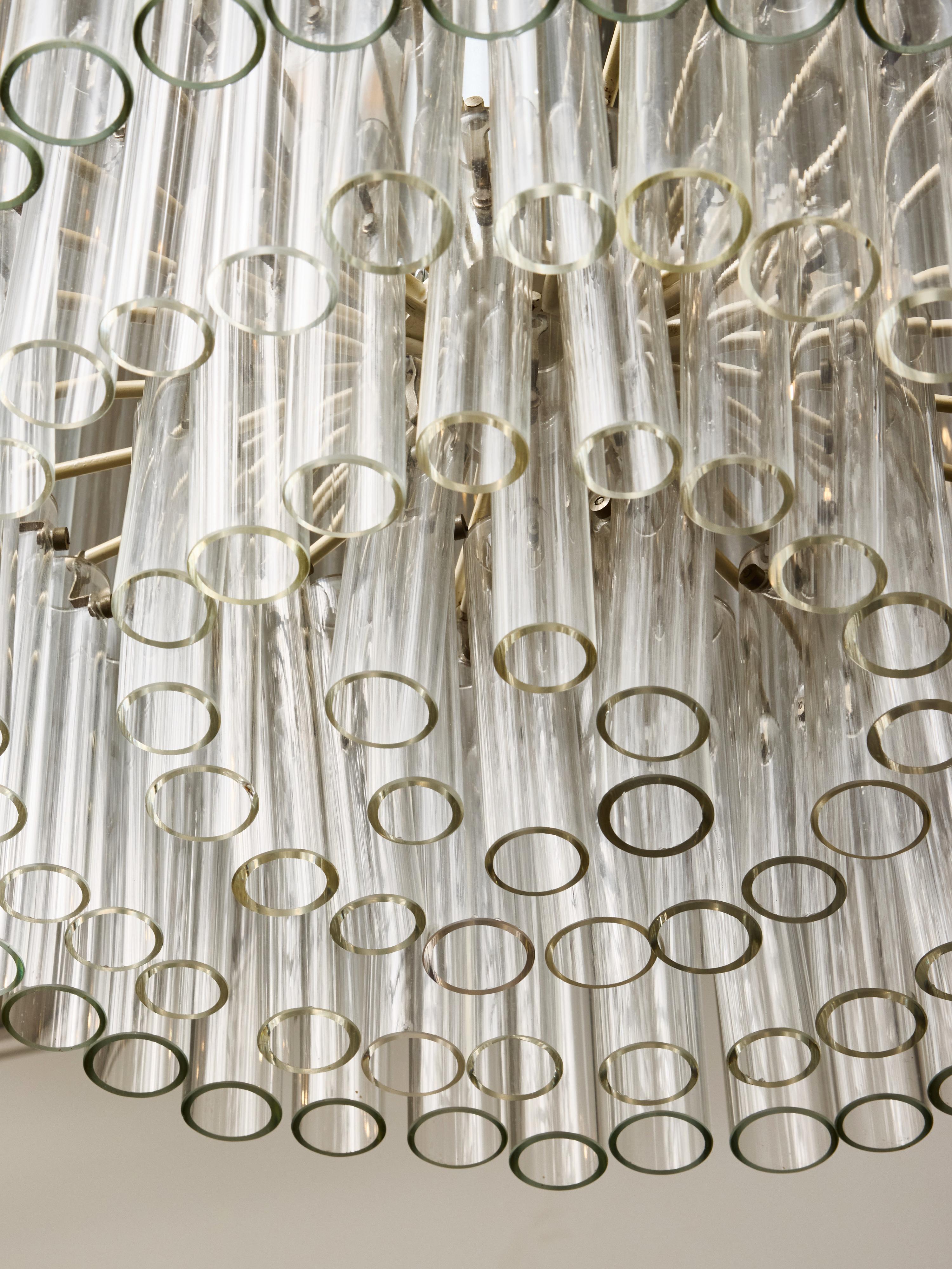 Vintage Venini Murano Glas Kronleuchter im Angebot 2