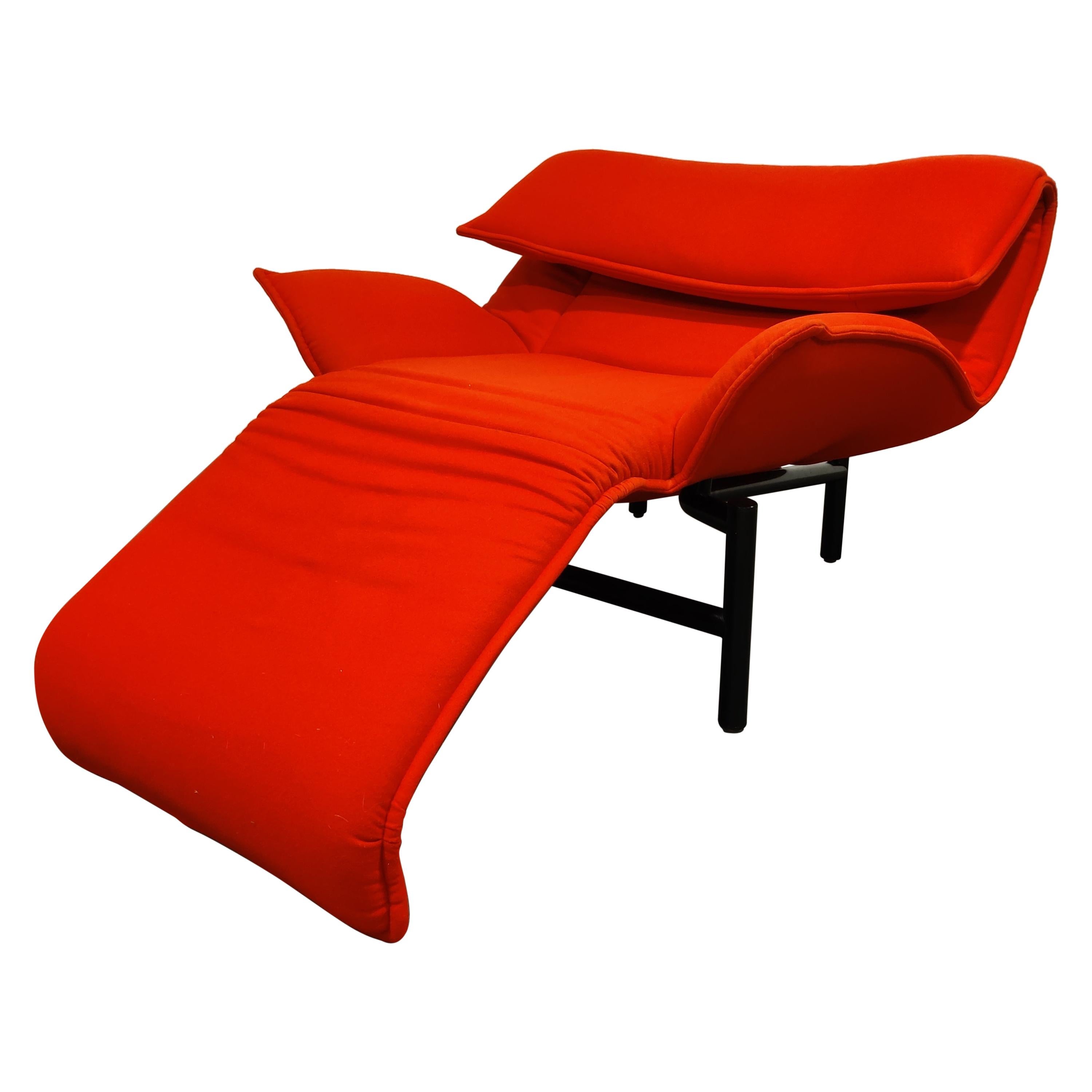 Vintage Veranda Lounge Chair by Vico Magistretti for Cassina, 1980s