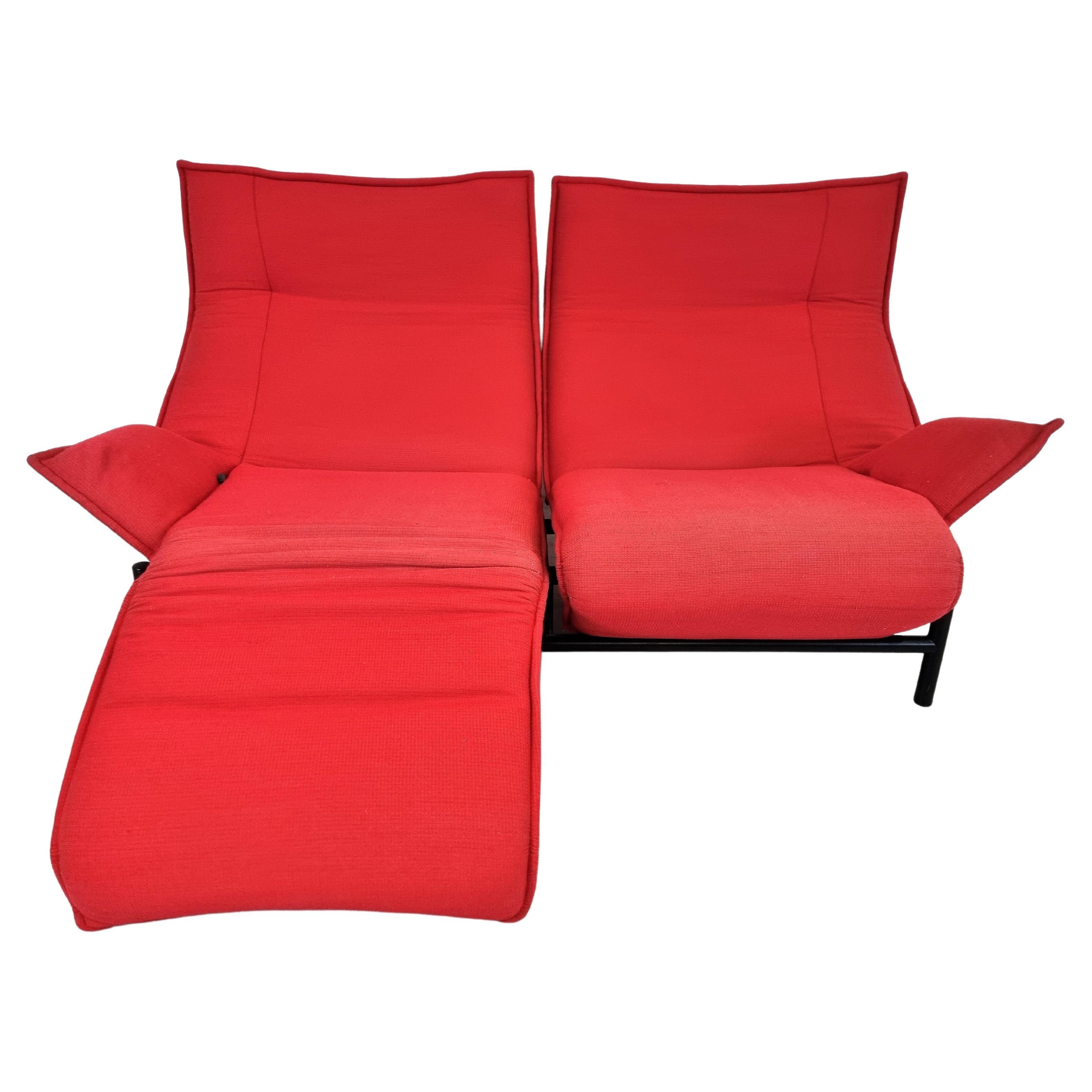 Vintage Veranda Two Seater Sofa by Vico Magistretti for Cassina, 1980s For  Sale at 1stDibs