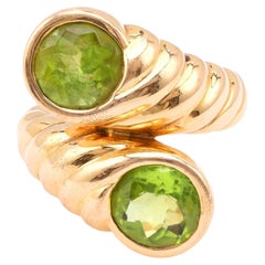 Vintage Verdura Peridot 18K Gelbgold Ring