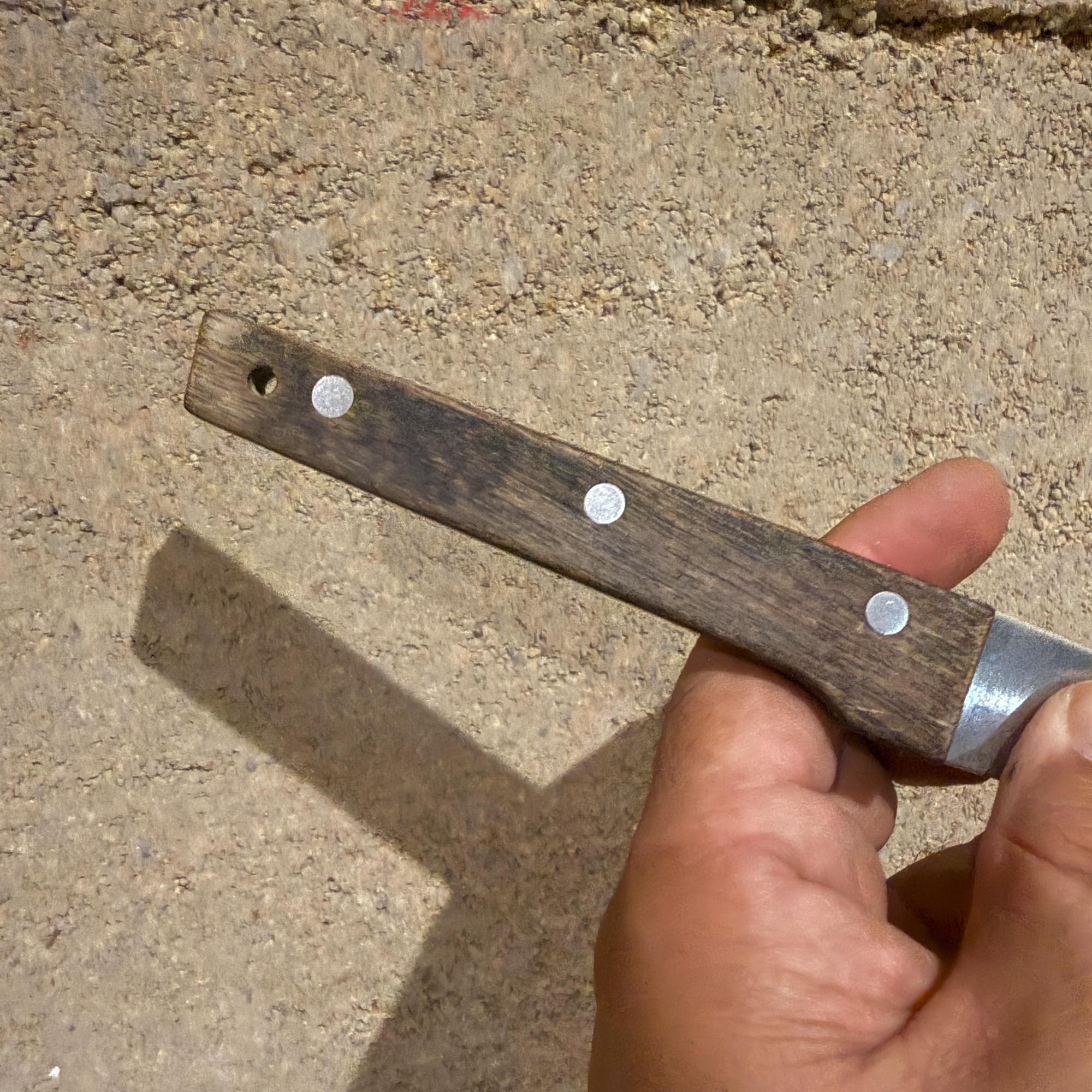 Vintage Vernco Hand gehont HI CV Edelstahl Japan Gemüsemesser Set 5 im Angebot 5