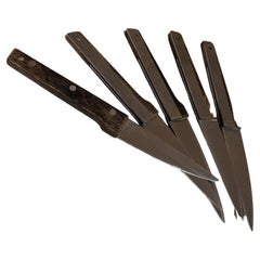 Vintage Vernco Hand Honed HI CV Stainless Steel Japan Paring Knife Set 5