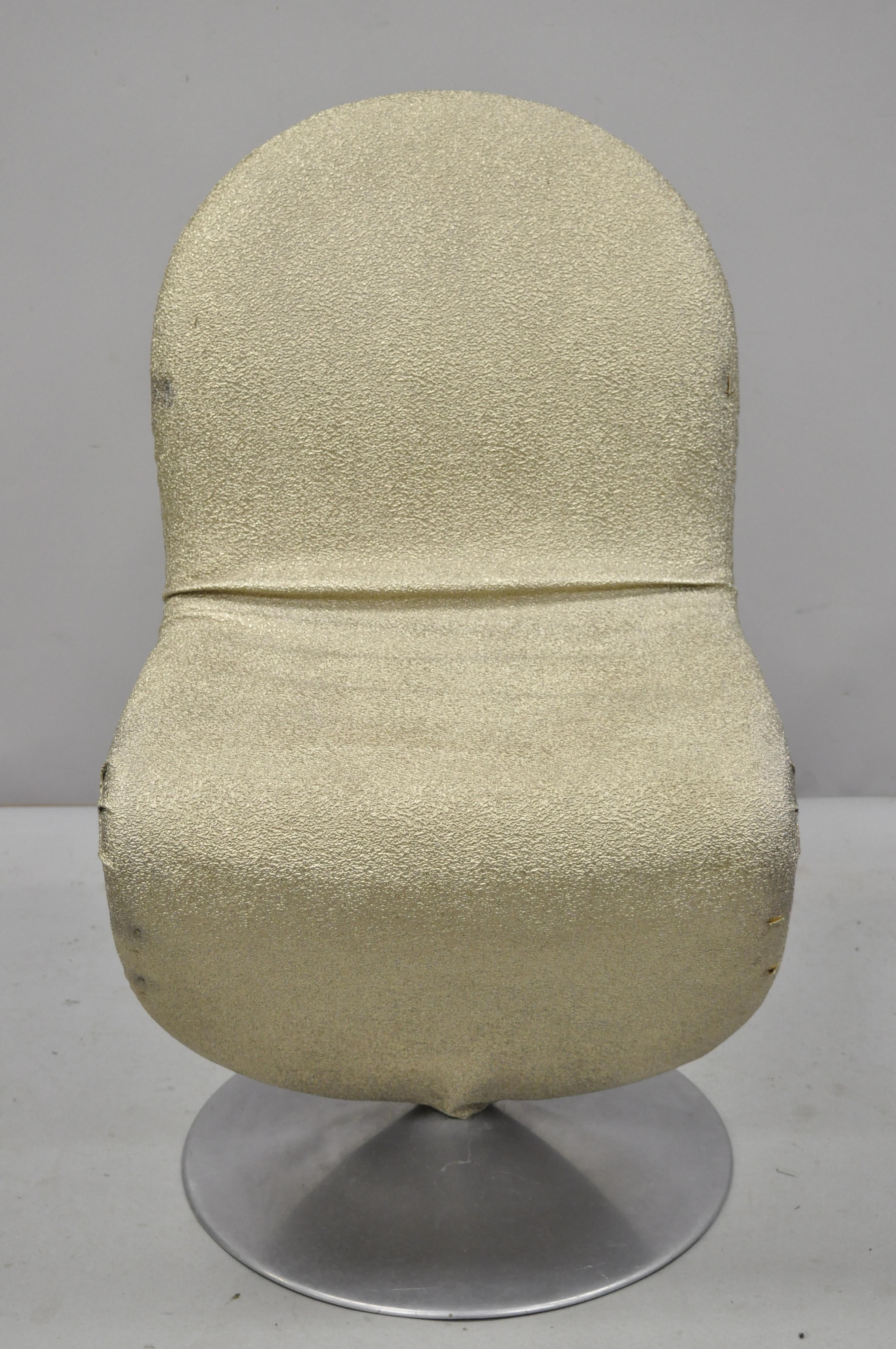 Chaise Vintage Verner Panton 1-2-3 Système Fritz Hansen Gold Mid-Century Modern 6