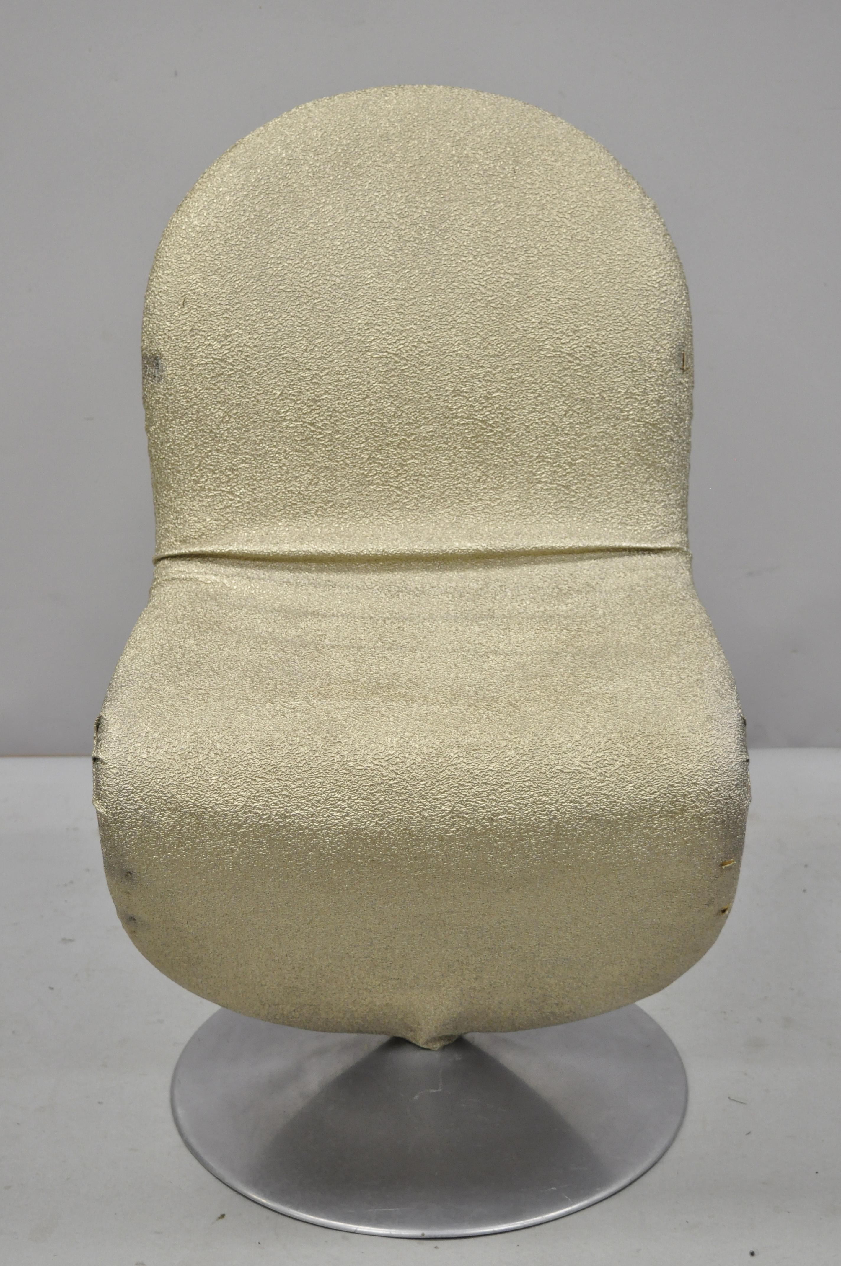 Vintage Verner Panton 1-2-3 System Chair Fritz Hansen Gold Mid-Century Modern For Sale 4