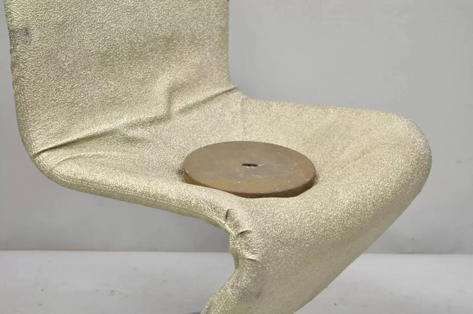 Chaise de salle à manger vintage Verner Panton 1-2-3 système Fritz Hansen du milieu du siècle dernier Bon état - En vente à Philadelphia, PA