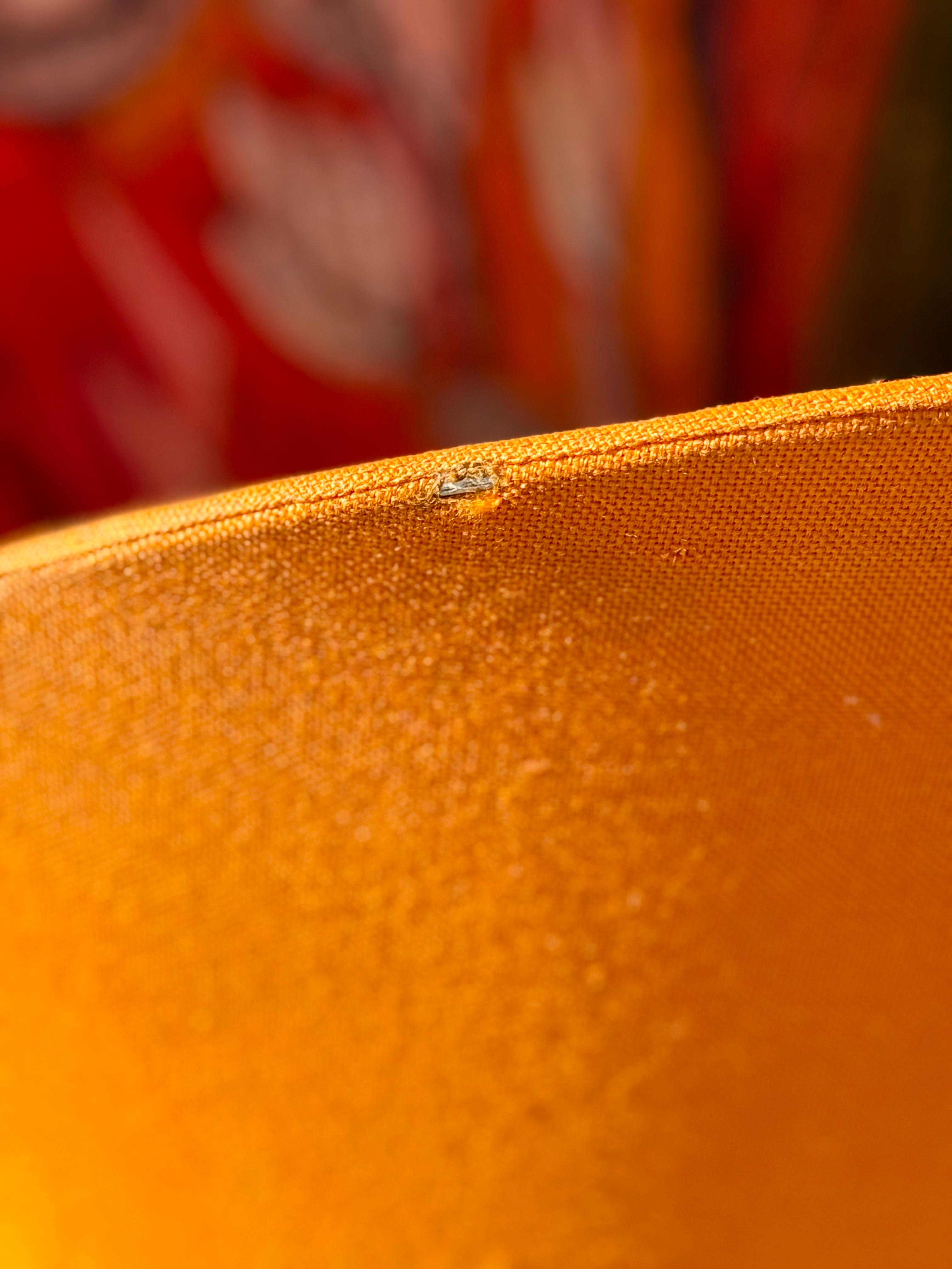Steel Vintage Verner Panton Cone Chair in Original Orange Upholstery For Sale