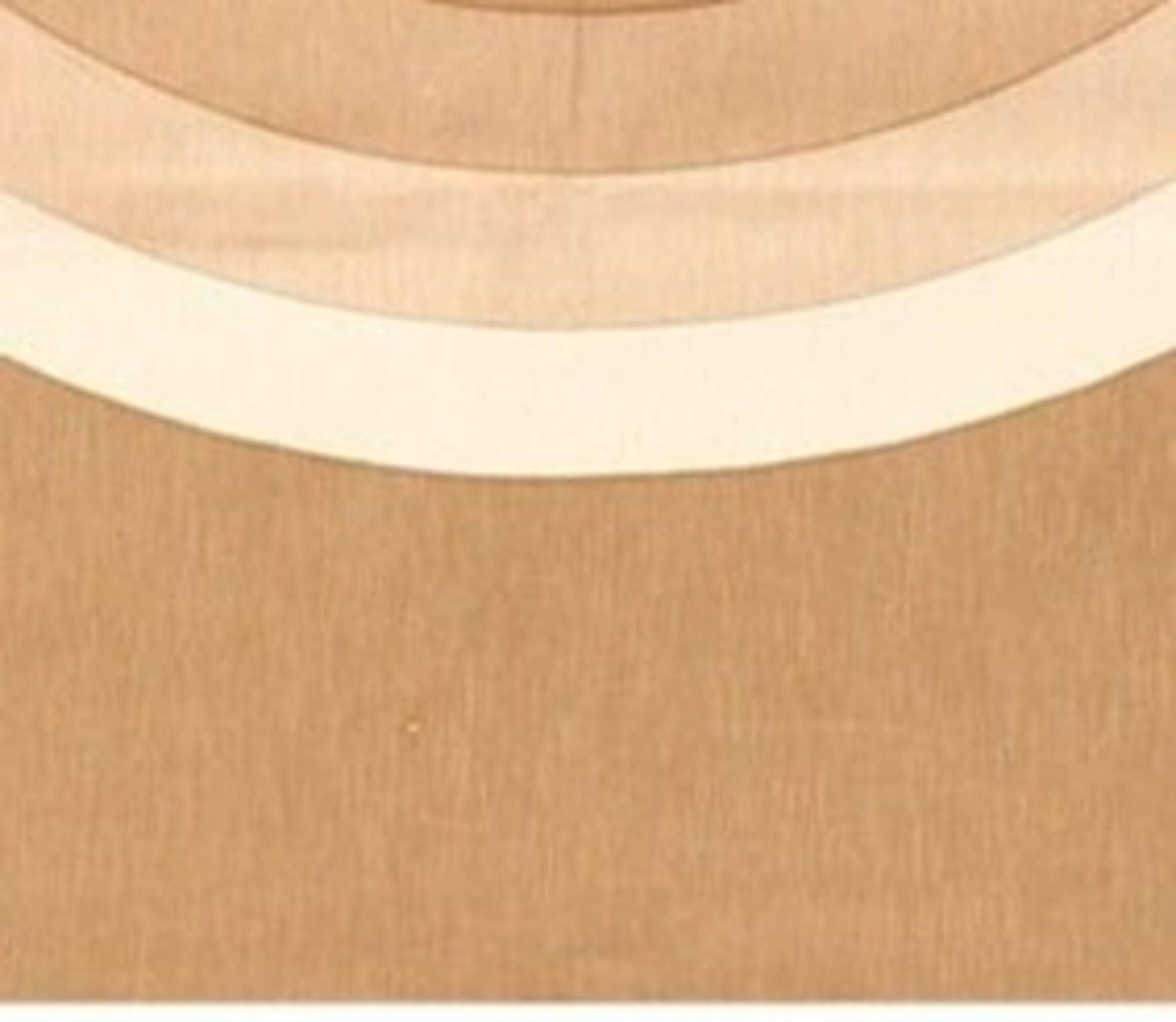Textile vintage Verner Panton Kreis (Spectrum) en brun clair. Taille : 4 ft x 4 ft 1 in 2