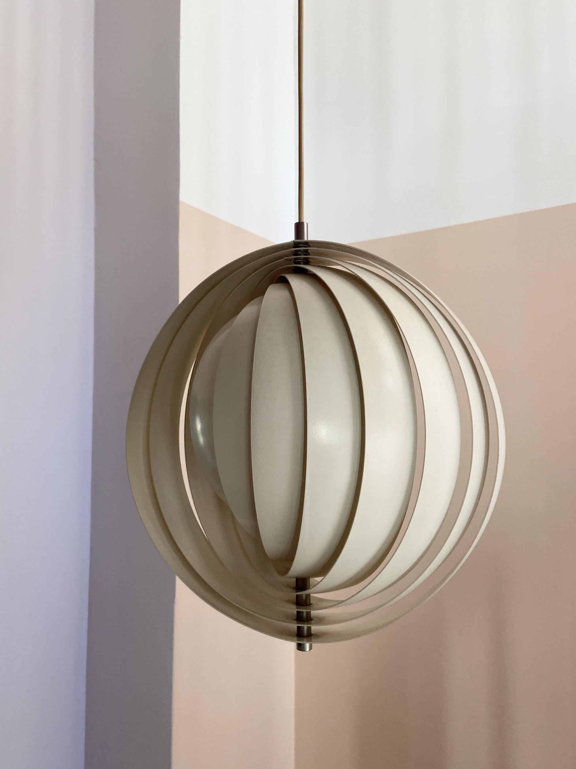 Vintage Verner Panton Moon Lamp Louis Poulsen, Denmark 5