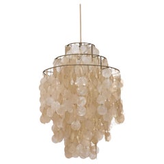 Lustre vintage Verner Panton en nacre Fun 1DM