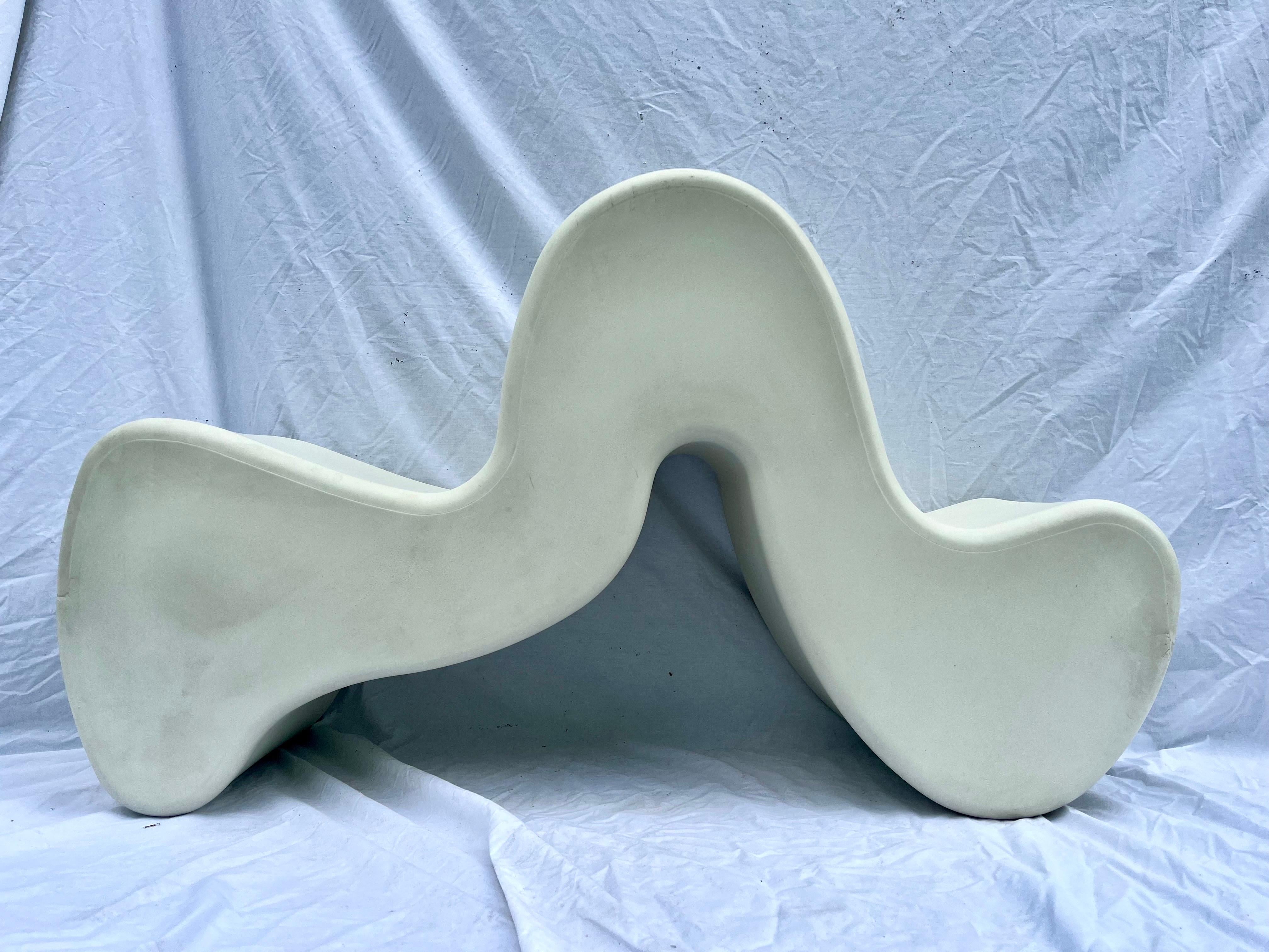 Vintage Verner Panton White Phantom Innovation Plastic Dining or Lounge Chair 3