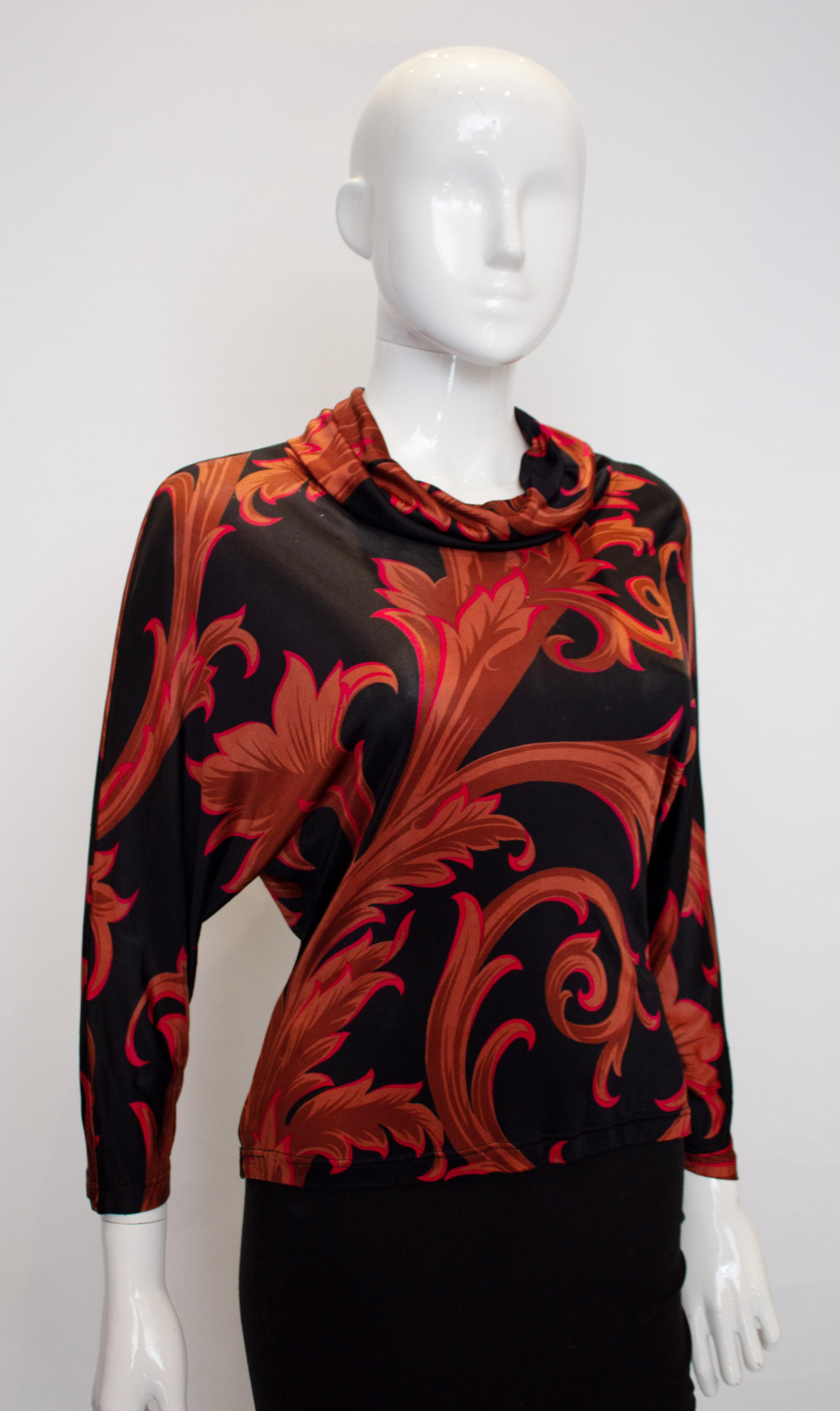 Vintage Versace Couture Top For Sale 2