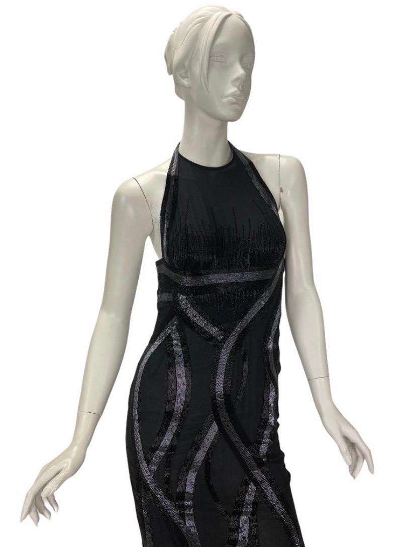 Vintage VERSACE Gown, Mid 2000-s
Black color, mermaid design and artfully embellished body with open back - ensure a stunning silhouette.
IT Size 38 - US 2
Under bust 30