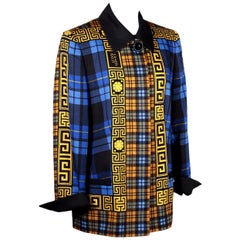 Vintage Versace Jacket Wool Milan, Italy, 1990s