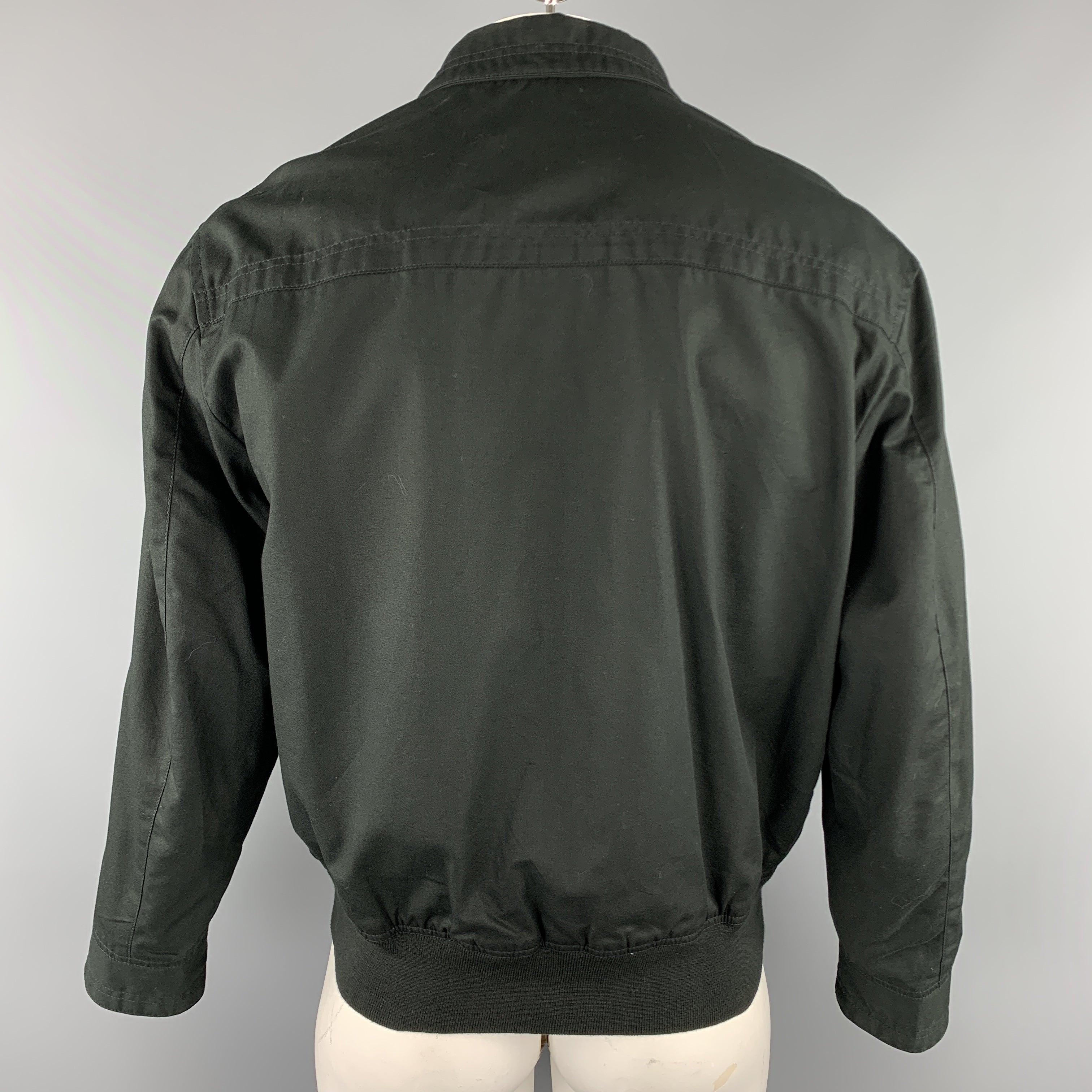Vintage VERSACE JEANS COUTURE Size M Cotton Silver Buttons Bomber Jacket en vente 3
