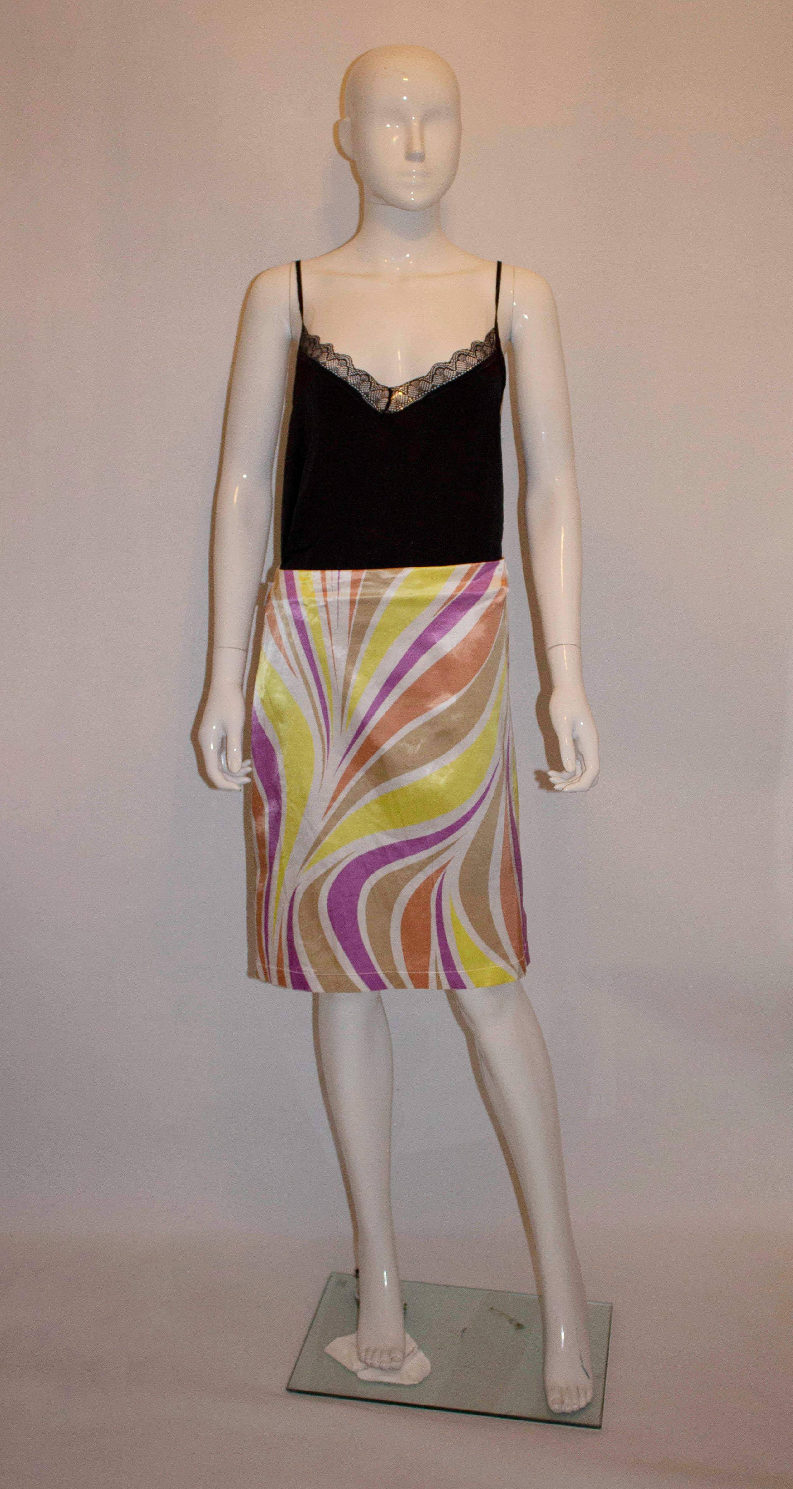 De las mujeres Falda de verano vintage Versace Jeans Couture