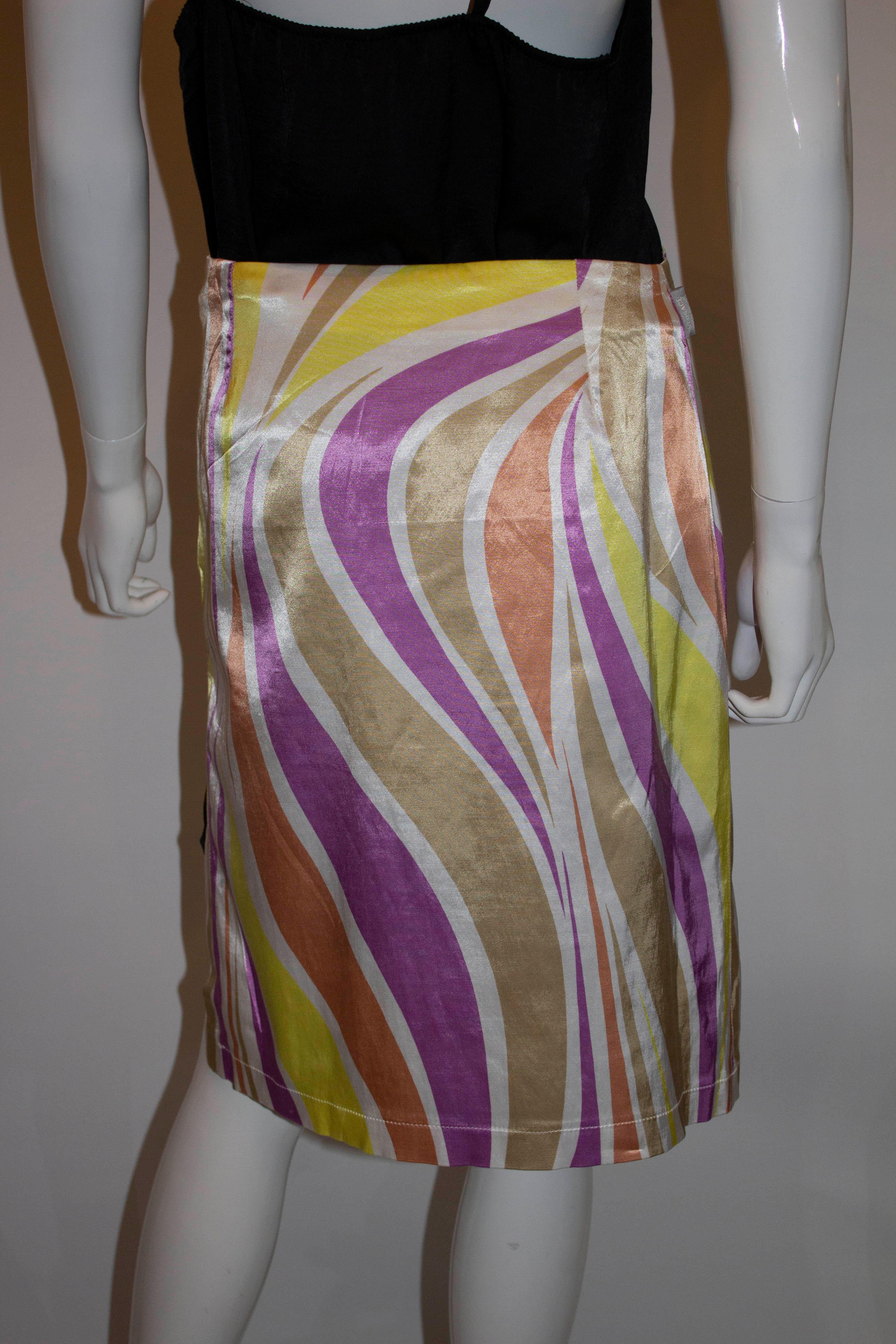 Falda de verano vintage Versace Jeans Couture 1