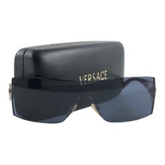 Occhiali da sole vintage Versace Mod 2033 Rimless Pink anni '90 Made in Italy Y2K