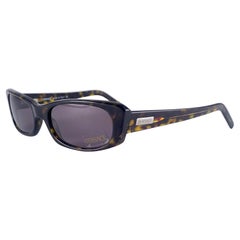Vintage Versace Mod 4007 Sleek Tortoise Frame Sunglasses 1990's Made in Italy
