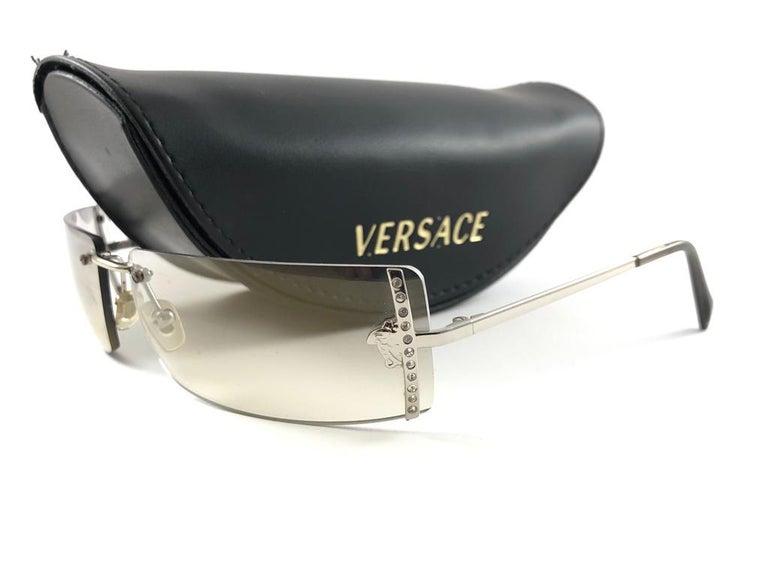 Versace new arrivals rimless glasses
